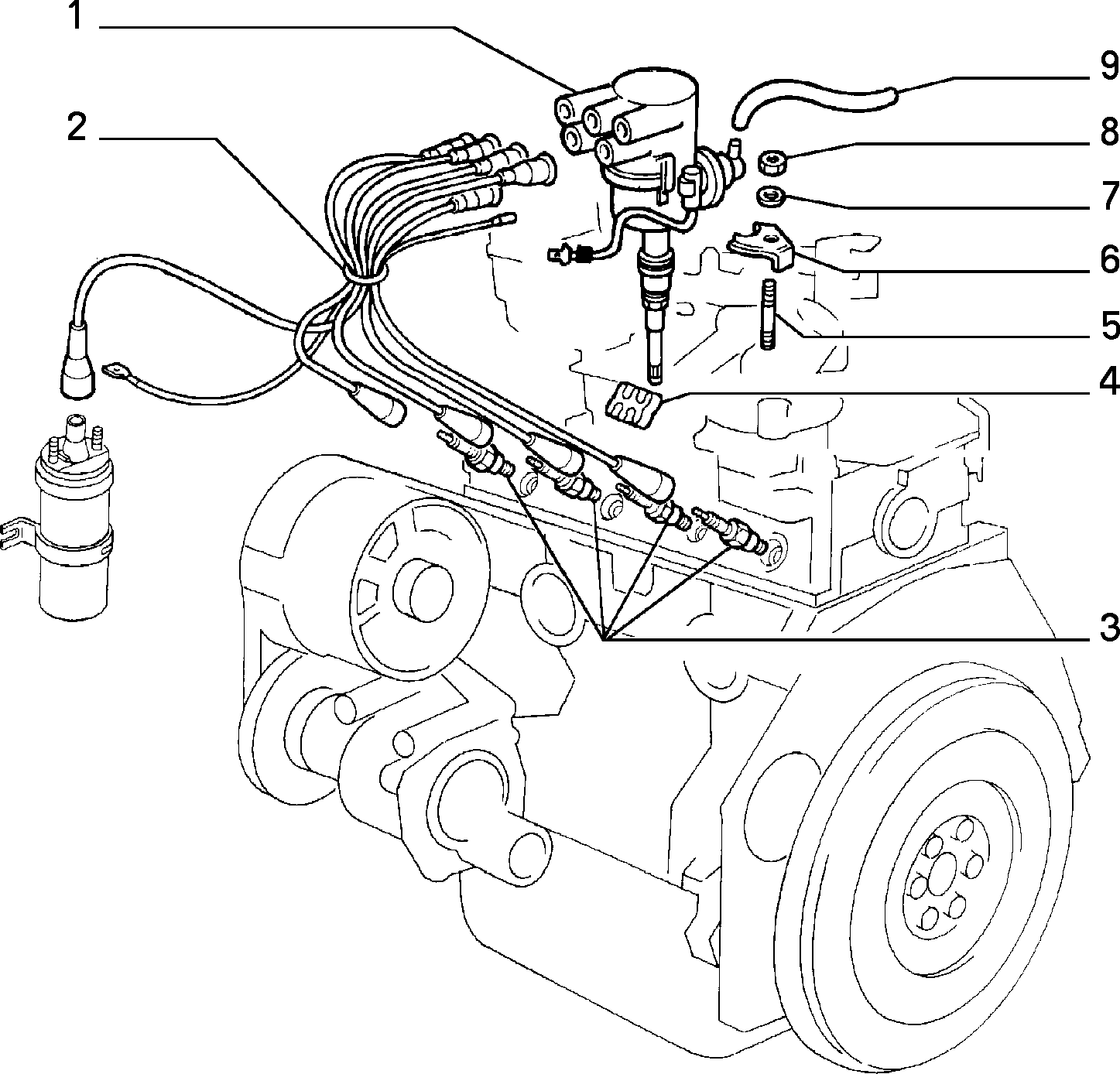 ENGINE START-UP for Fiat PANDA PANDA 4X2 MAQ 91 (1991 - 2003)