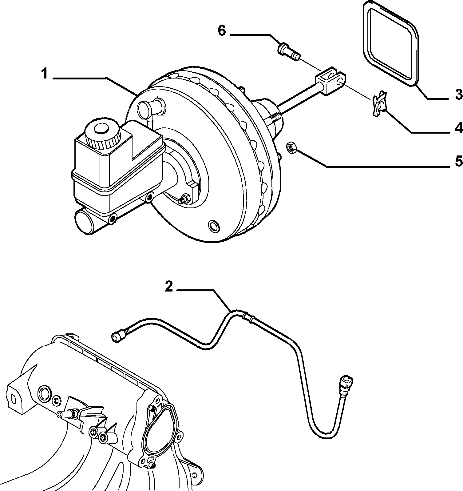 HYDRAULIC BRAKE CONTROL WITH ANTISKID для Fiat ULYSSE NUOVO ULYSSE (2001 - 2010)