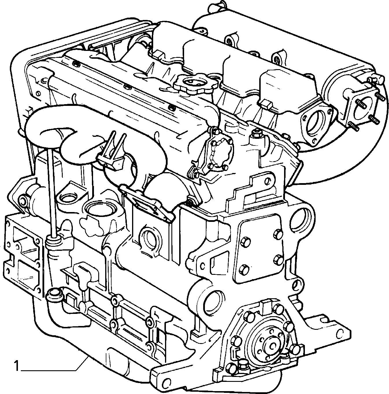 ENGINE pour Fiat CROMA CROMA IE-IE TB. FL.90 (1990 - 1996)