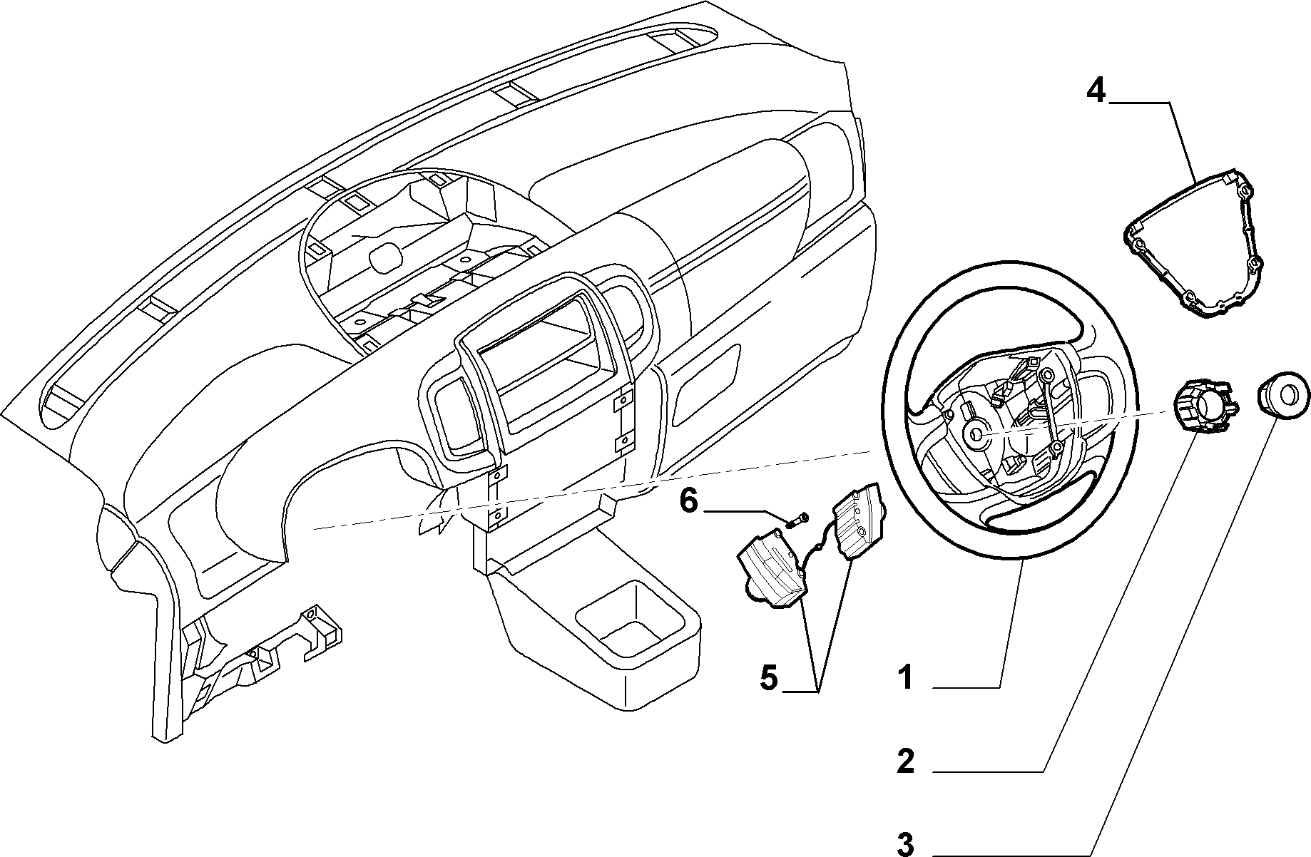 STEERING GEAR jaoks Lancia YPSILON YPSILON (2003 - 2009)