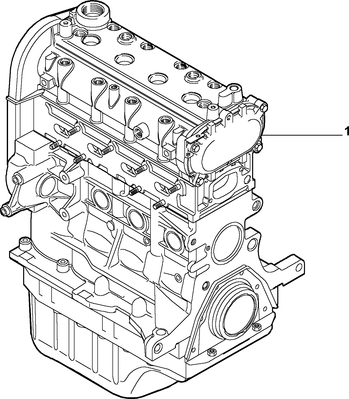 ENGINE voor Lancia YPSILON YPSILON (2003 - 2009)