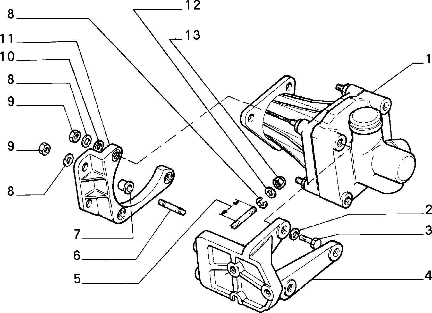 POWER STEERING PUMP для Lancia THEMA THEMA BZ\DS R.88 (1988 - 1992)