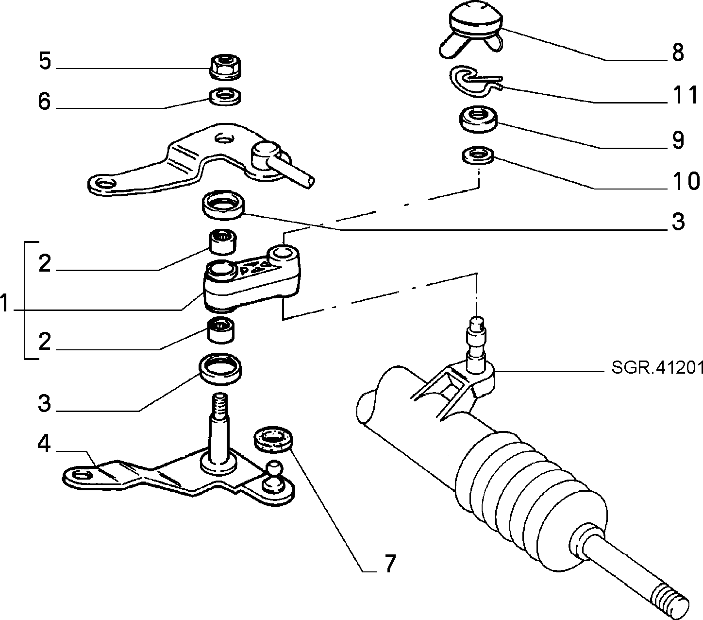 TRANSMISSION OUTER CONTROLS for Alfa Romeo GTV G T V (1995 - 1998)