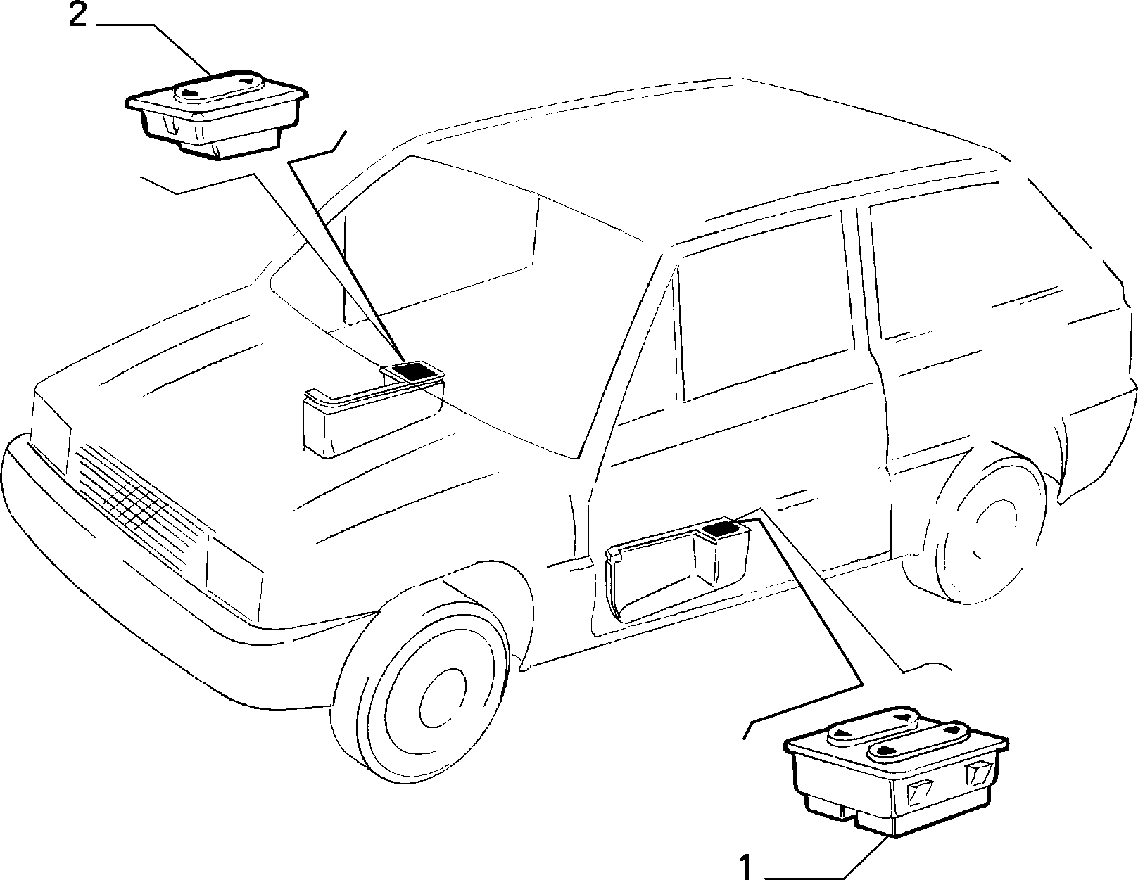 POWER WINDOWS for Fiat PANDA PANDA 4X2 MAQ 91 (1991 - 2003)