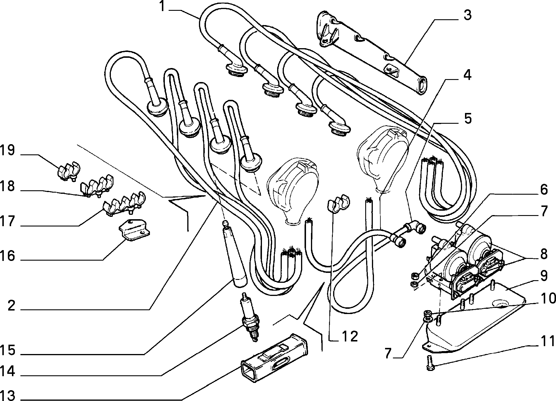 ENGINE START-UP для Lancia THEMA THEMA BZ\DS R.88 (1988 - 1992)