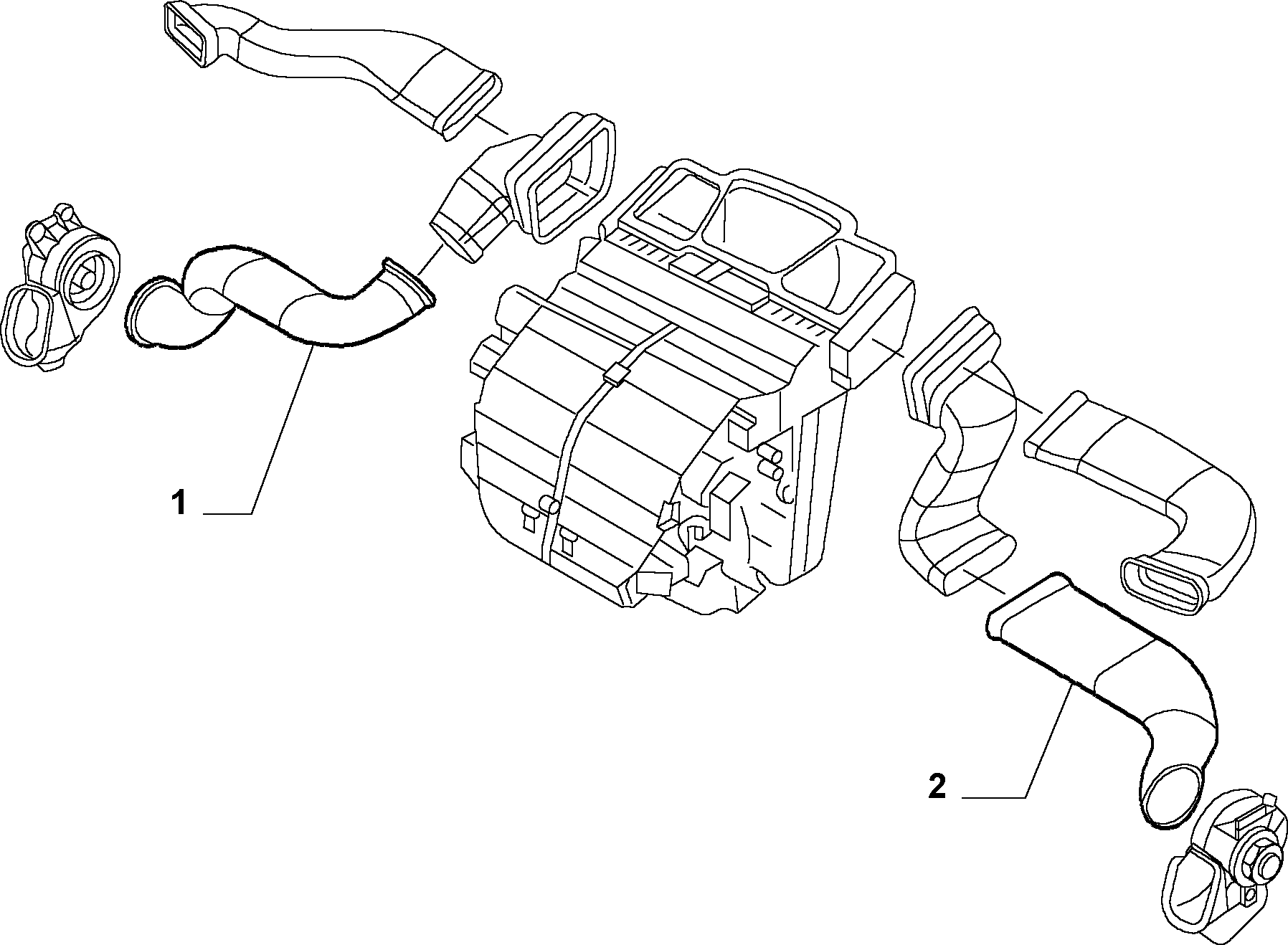 AIR CONDITIONING SYSTEM для Lancia PHEDRA PHEDRA (2001 - 2010)