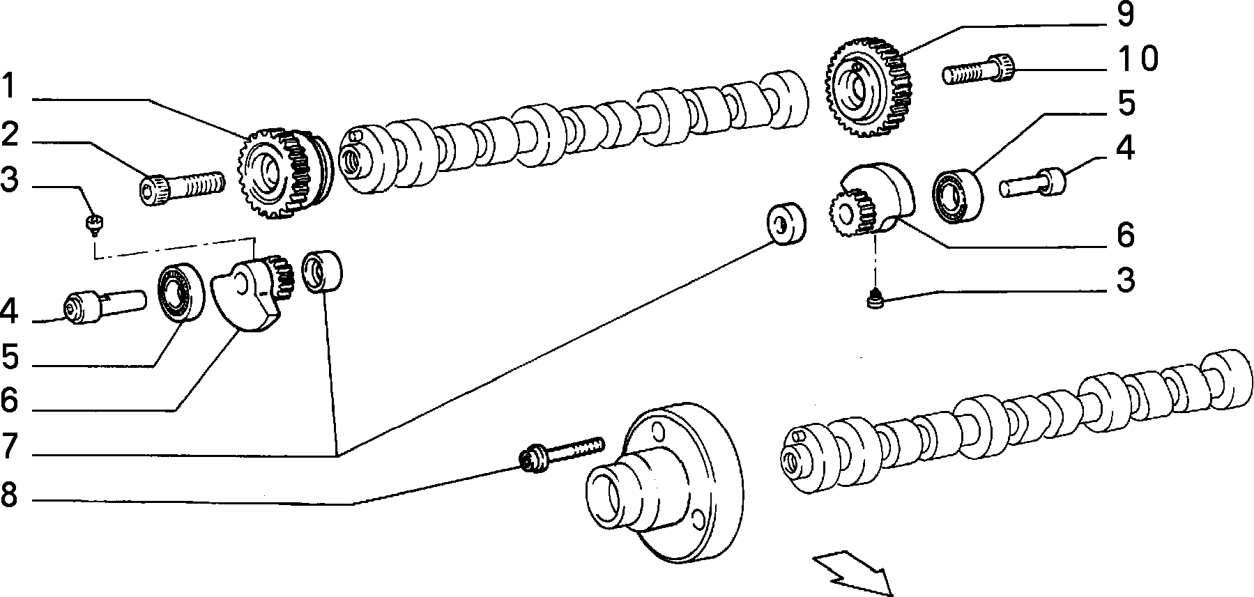 VARIOUS CONTROLS (BELTS AND PULLEYS) إلى عن على Lancia THEMA THEMA BZ\DS R.88 (1988 - 1992)