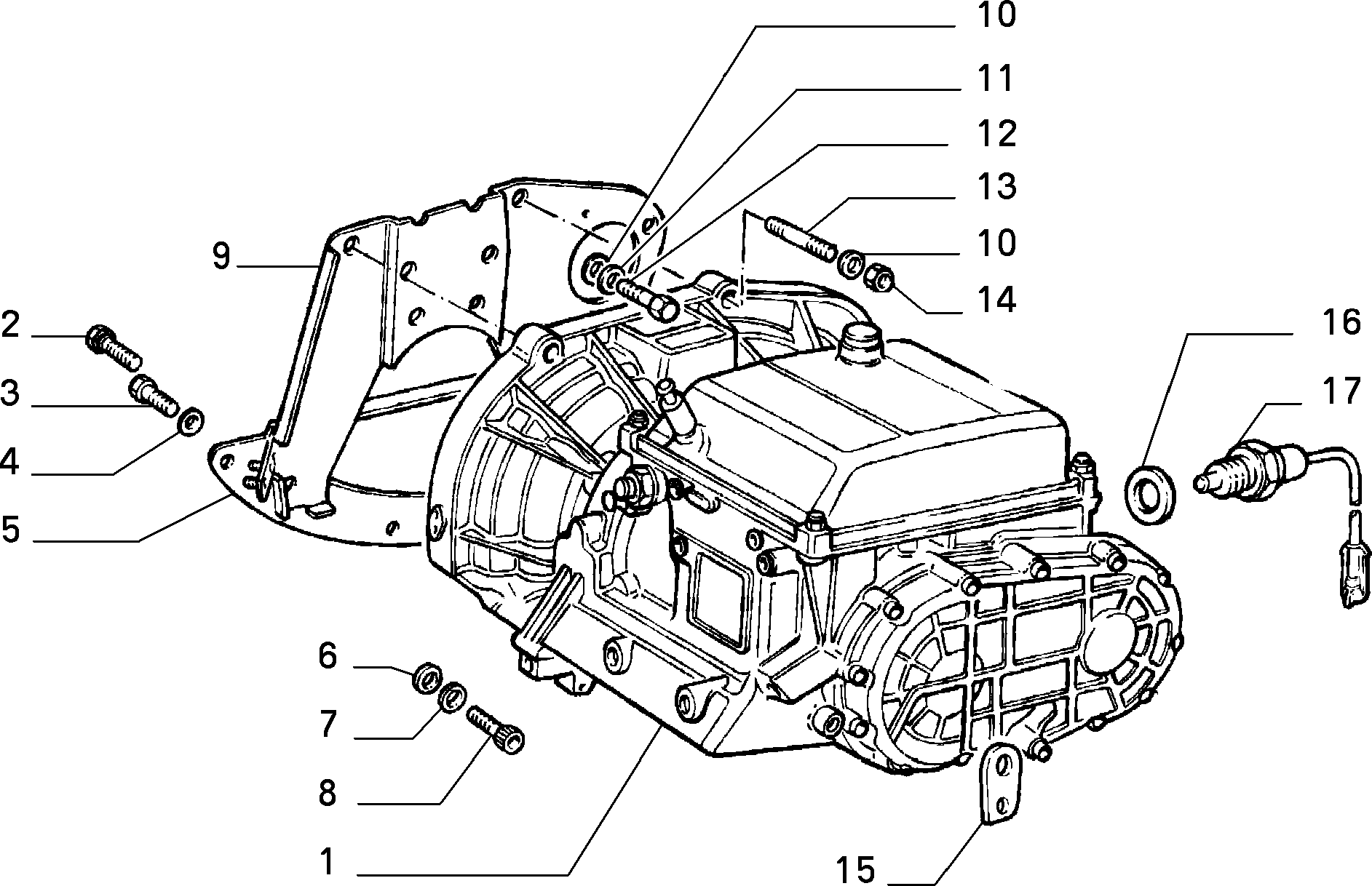 AUTOMATIC TRANSMISSION إلى عن على Lancia THEMA THEMA BZ\DS R.88 (1988 - 1992)