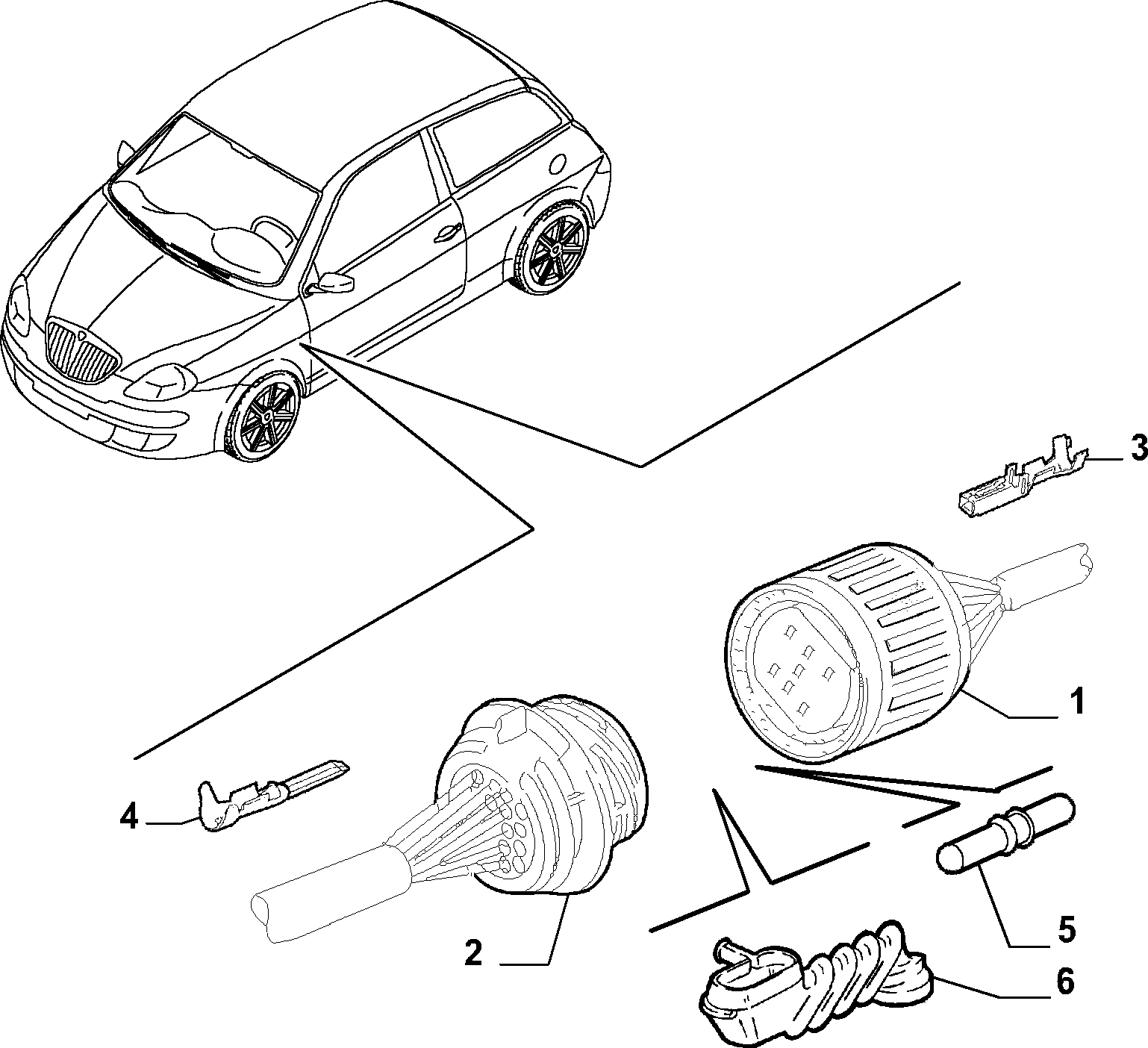 ADDITIONAL CABLES ASSEMBLAGE за Lancia YPSILON YPSILON (2003 - 2009)