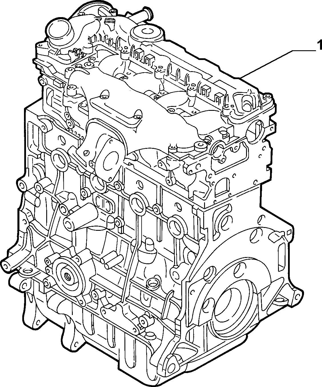 ENGINE для Lancia PHEDRA PHEDRA (2001 - 2010)