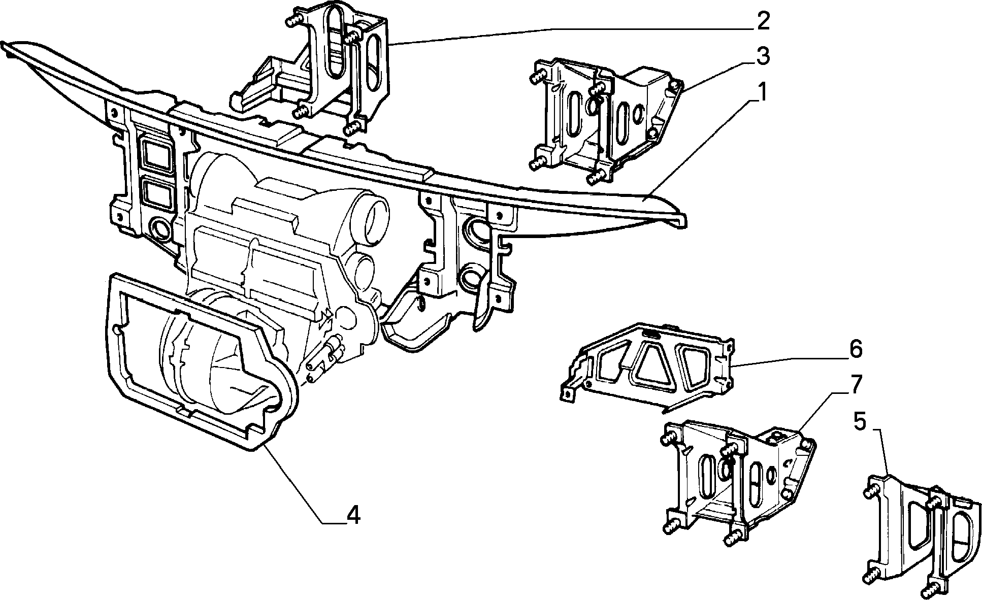 AIR CONDITIONING SYSTEM для Lancia THEMA THEMA BZ\DS R.88 (1988 - 1992)