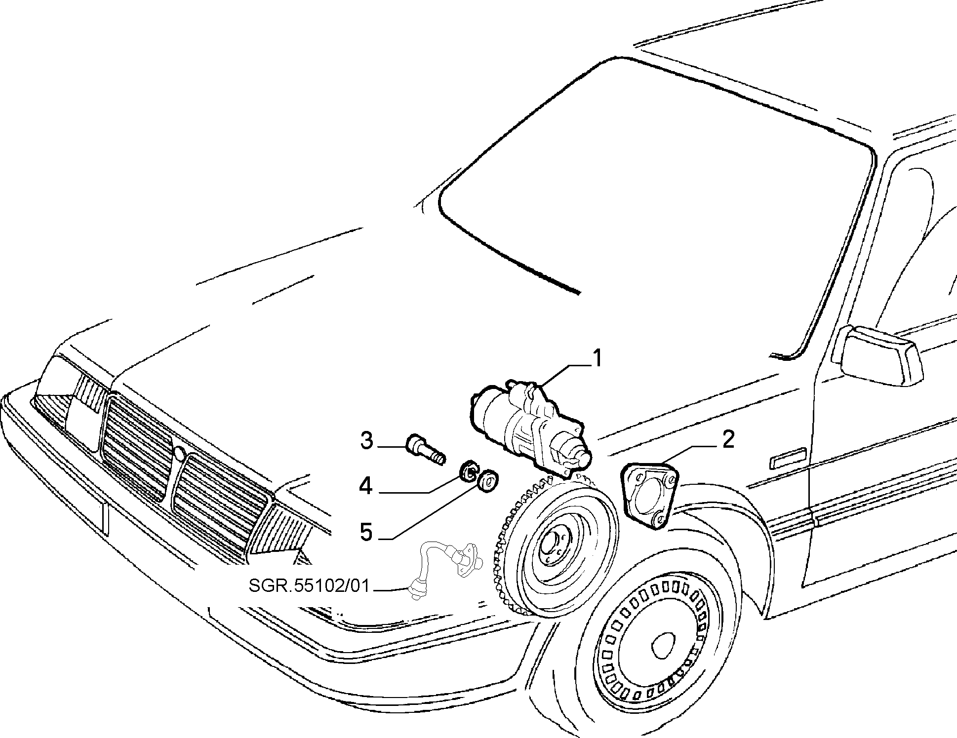 ENGINE STARTER для Lancia THEMA THEMA BZ\DS R.88 (1988 - 1992)