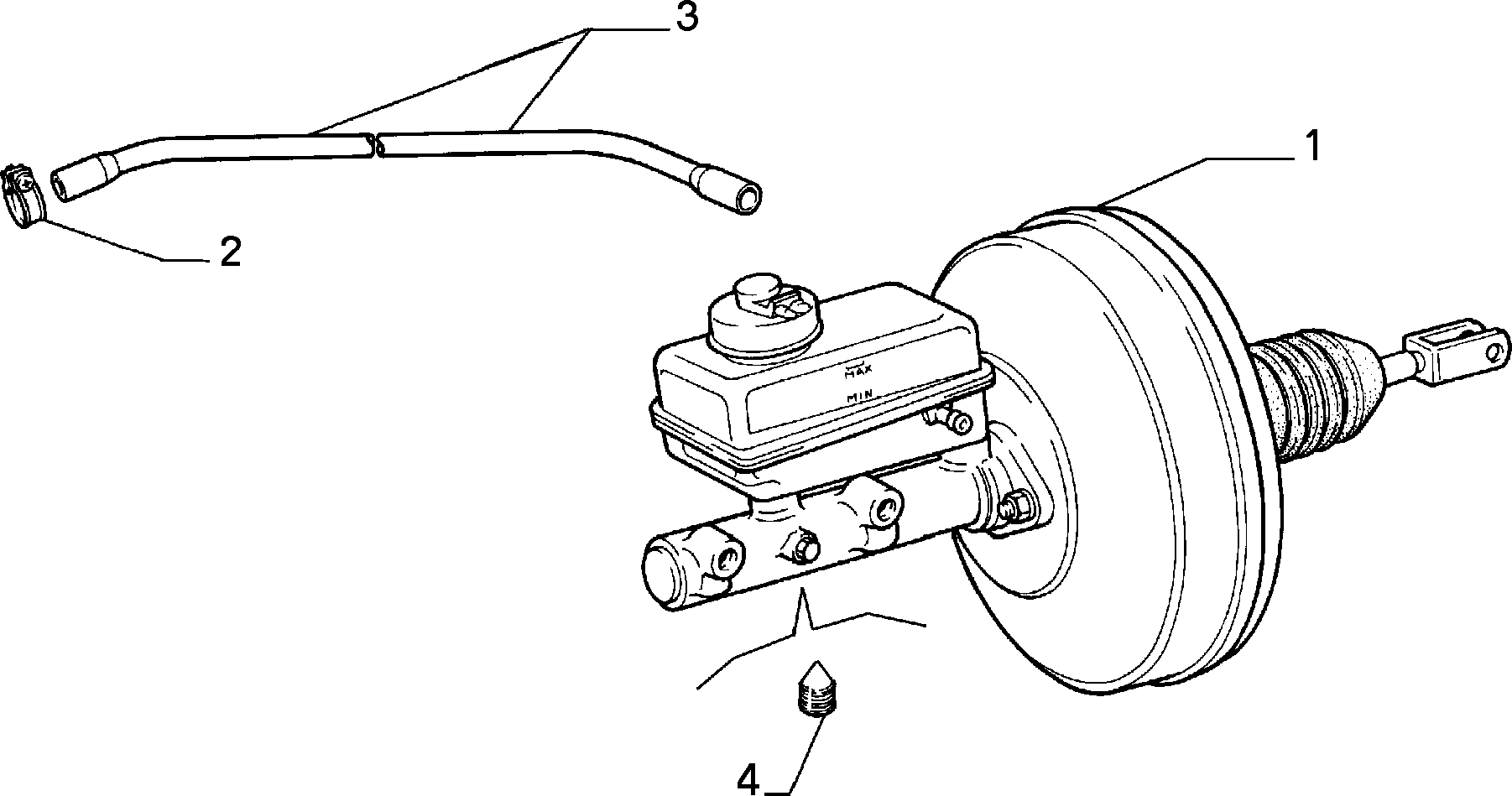 HYDRAULIC BRAKE CONTROL WITH ANTISKID إلى عن على Lancia THEMA THEMA BZ\DS R.88 (1988 - 1992)