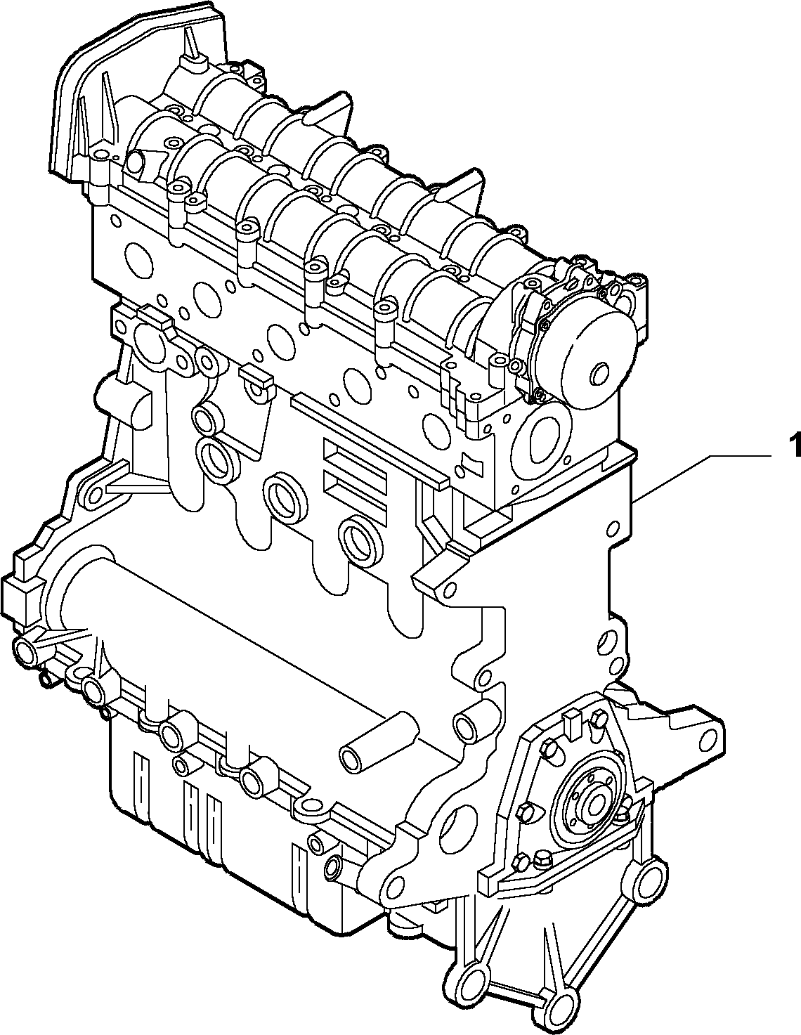 ENGINE pour Alfa Romeo 166 166 BZ-DS (1998 - 2007)