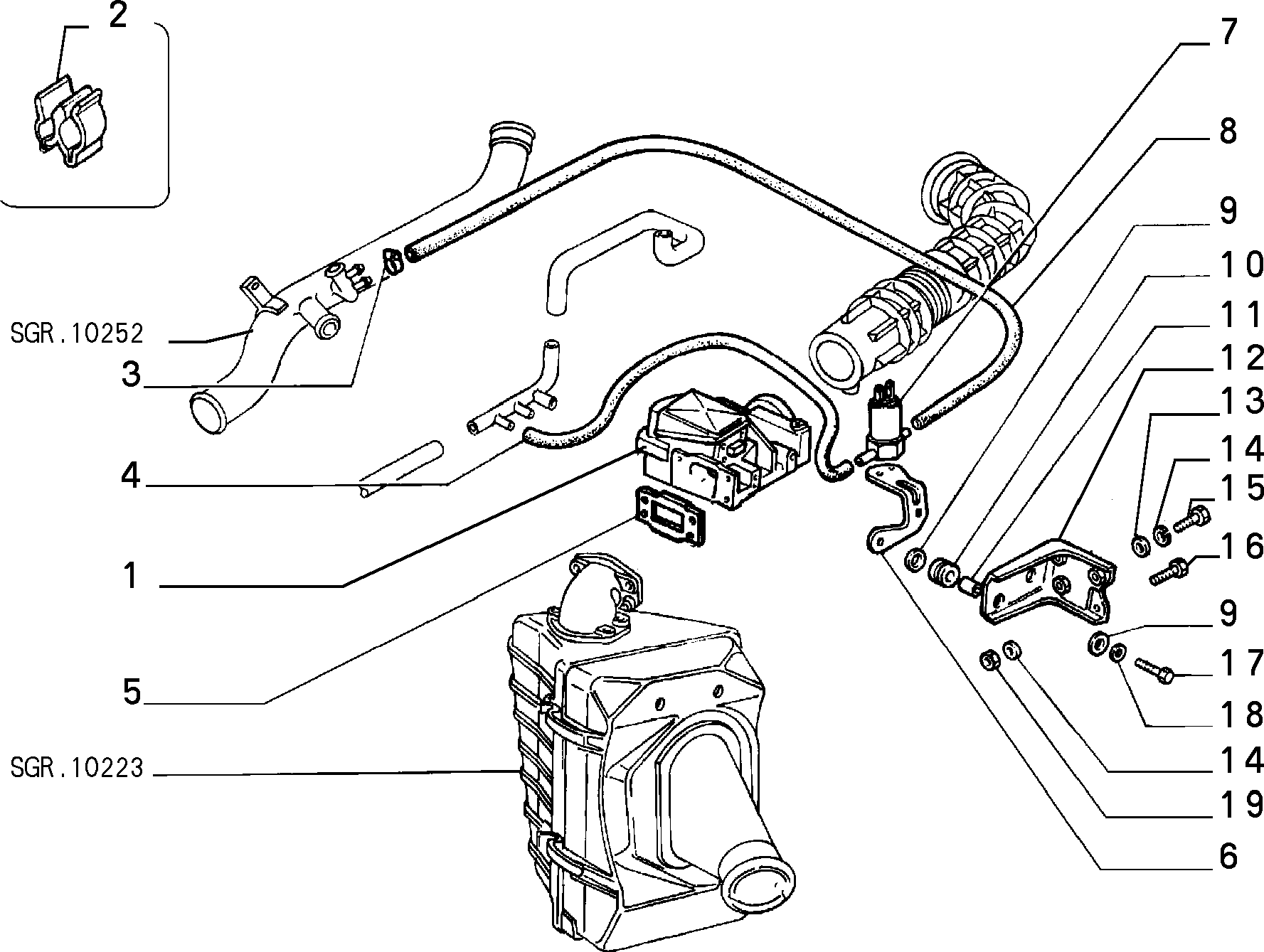 INJECTION SYSTEM إلى عن على Lancia THEMA THEMA BZ\DS R.88 (1988 - 1992)