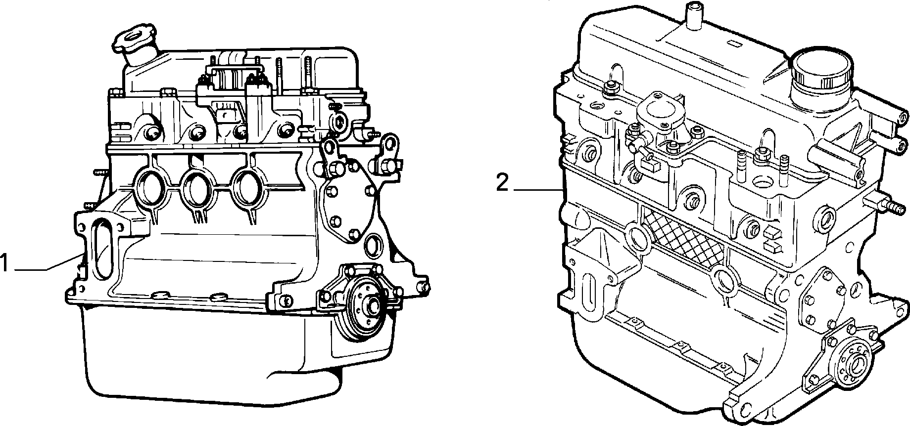 ENGINE for Fiat PANDA PANDA 4X2 MAQ 91 (1991 - 2003)