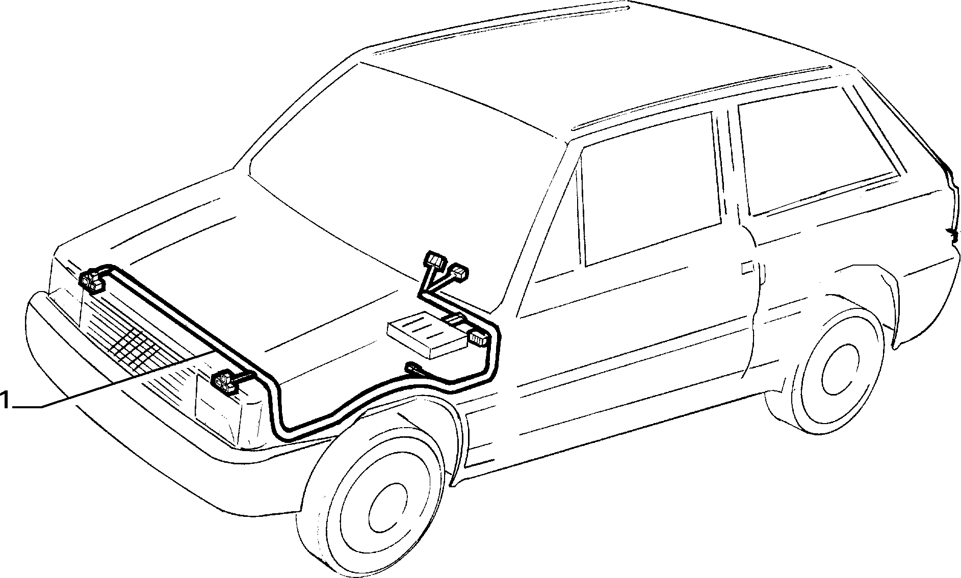 CABLE HARNESS (FRONT) za Fiat PANDA PANDA DS (1986 - 1993)