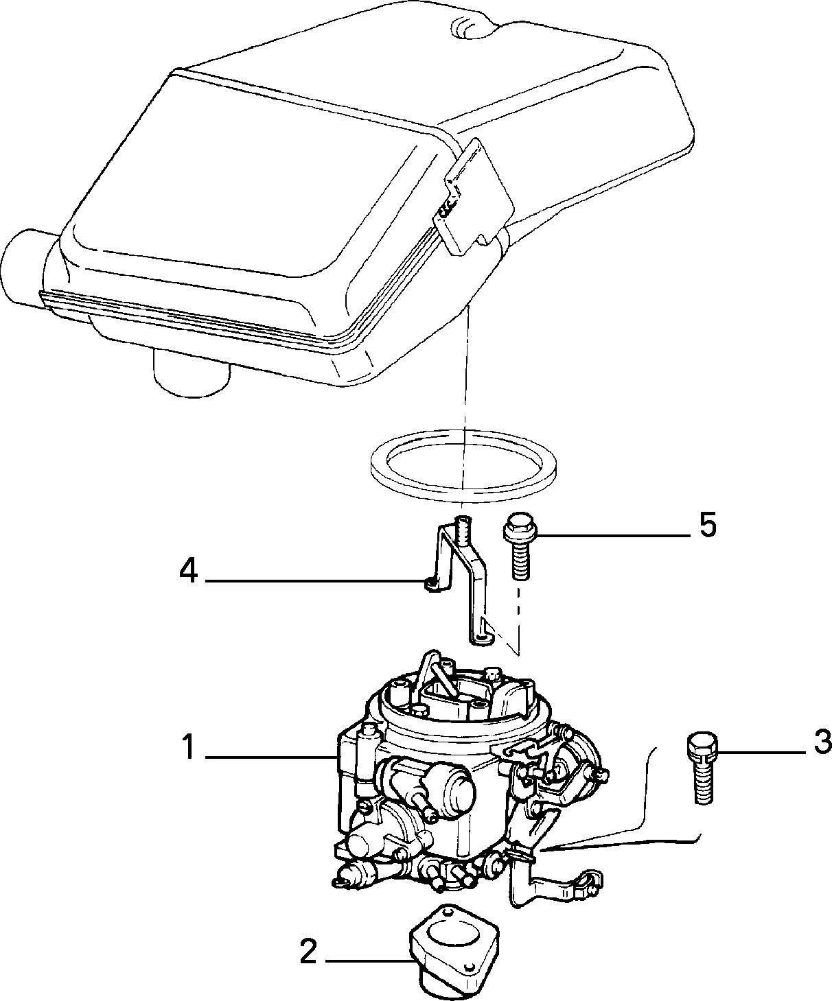 CARBURATOR AND AIR CLEANER for Fiat PANDA PANDA 4X2 RL\86 (1985 - 1991)