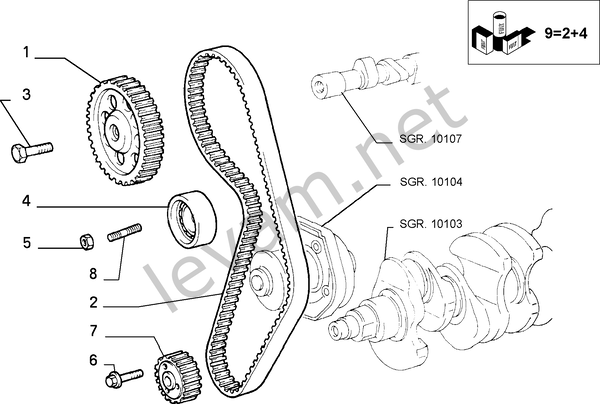 4. ремень грм чертеж. шкив распредвала зубчатый ваз 2108 чертеж. схема ремня грм калина 16 клапанов. схема ременного привода двигателя ваз 2108.